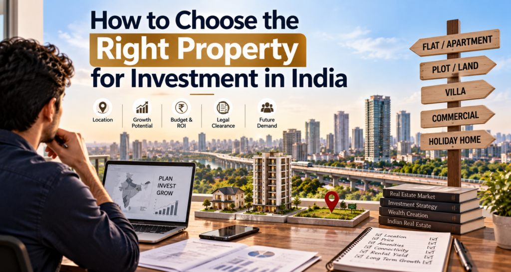 How to choose the right property for investment in India — 7-step framework