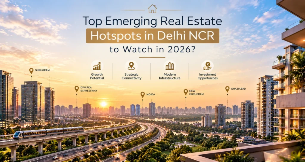 Top Emerging Real Estate Hotspots in Delhi NCR map for 2026